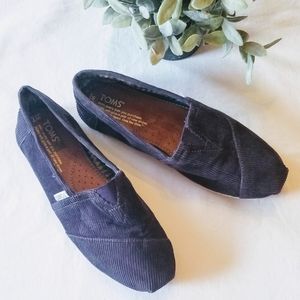 Tom's Purple Classic Corduroy Slip-On